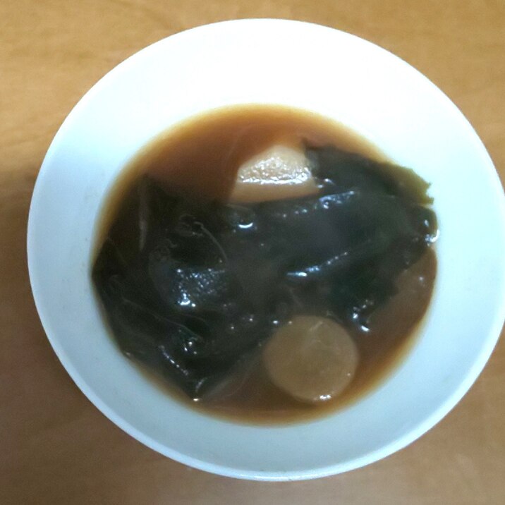 大根とわかめの味噌汁